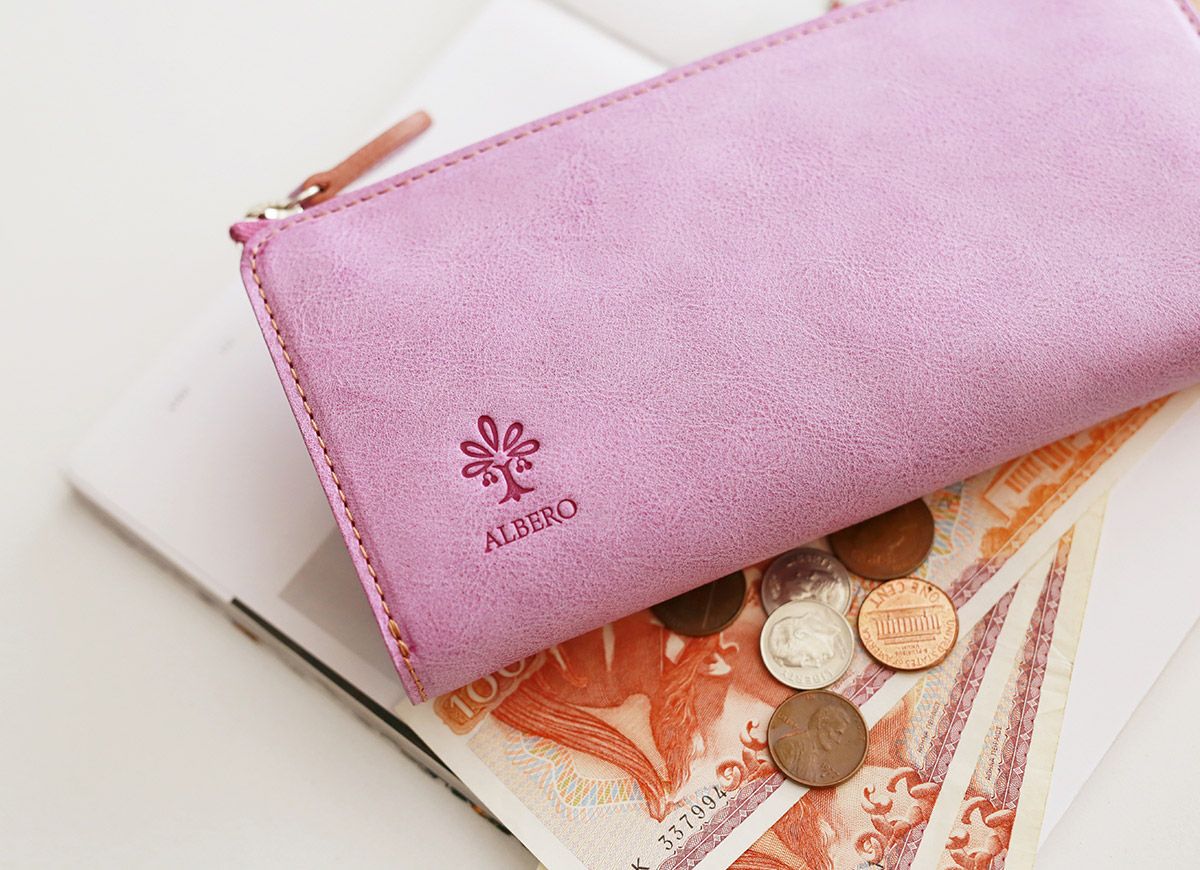 ALBERO アルベロ MONTE BIANCO モンテビアンコ 小銭入れ付き長財布（L字ファスナー式） 252