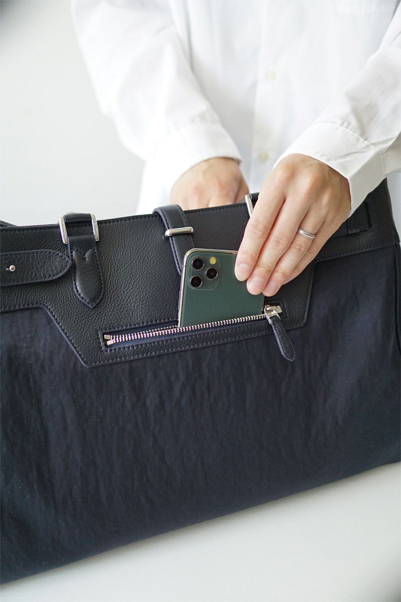 PELLE MORBIDA ペッレモルビダ Maiden Voyage メイデン ボヤージュ ナイサーナイロン ボストンバッグ PMO-MB082SN