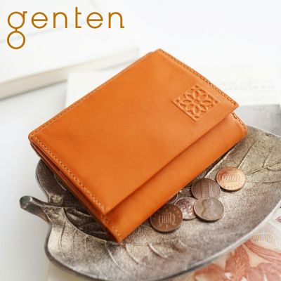 genten ゲンテン Cankuro キャングロ 小銭入れ付き二つ折り財布 44428