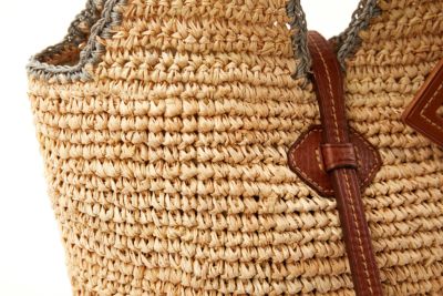 genten ゲンテン Crochet raffia クロシェットラフィア トートバッグ（小） 43926