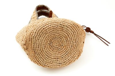 genten ゲンテン Crochet raffia クロシェットラフィア トートバッグ（小） 43926