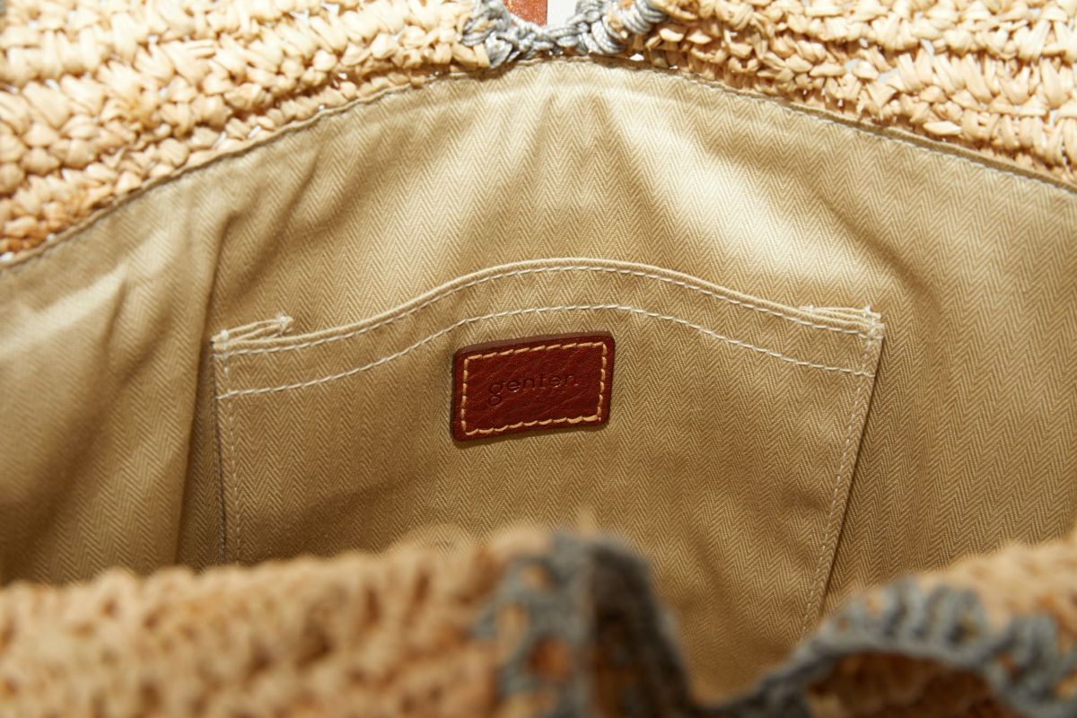 genten ゲンテン Crochet raffia クロシェットラフィア トートバッグ（小） 43926
