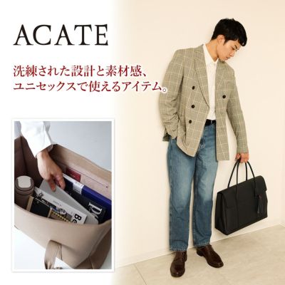 ACATE アカーテ MESCOLARE メスコラーレ フラップトートバッグ ACT-MESCOLARE