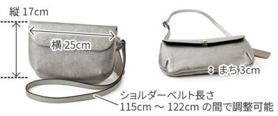 BEAU DESSIN S.A. ボーデッサン キップメタリック ミニショルダーバッグ KM2997