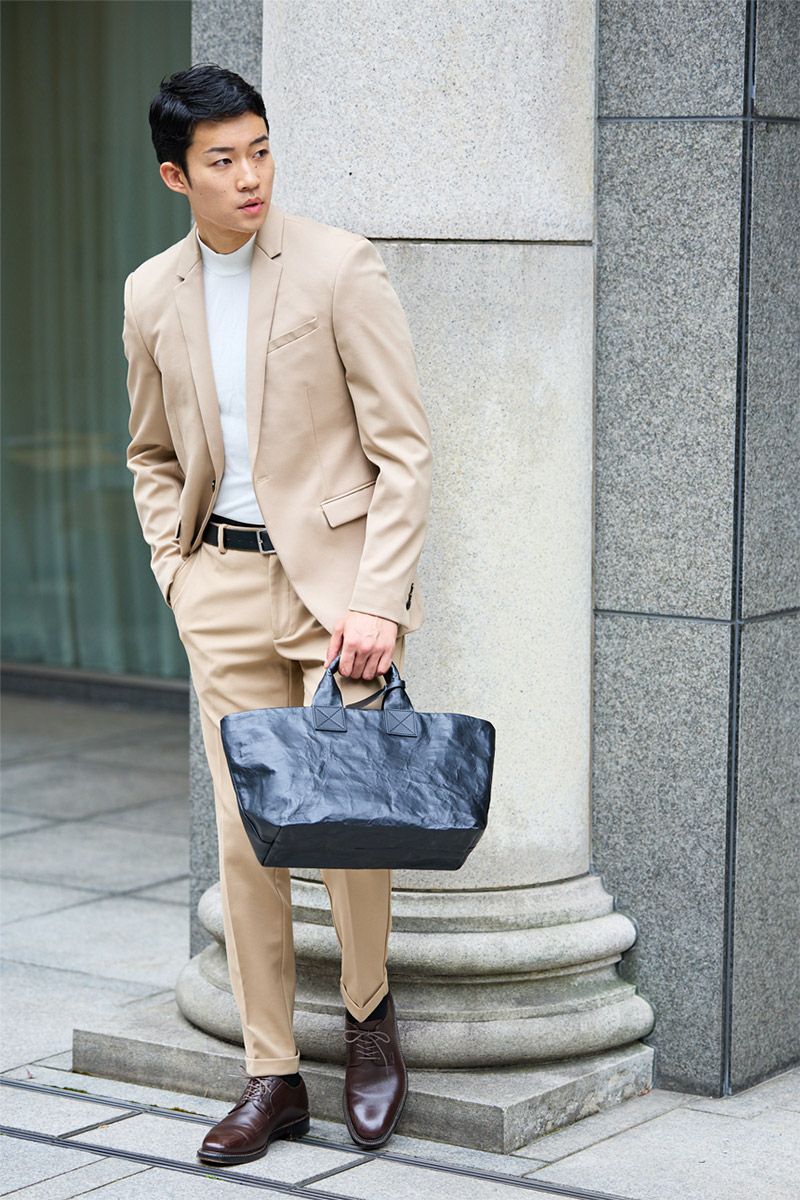 BEAU DESSIN S.A. ボーデッサン レザーアルミ ボンディング トートバッグ LA1998