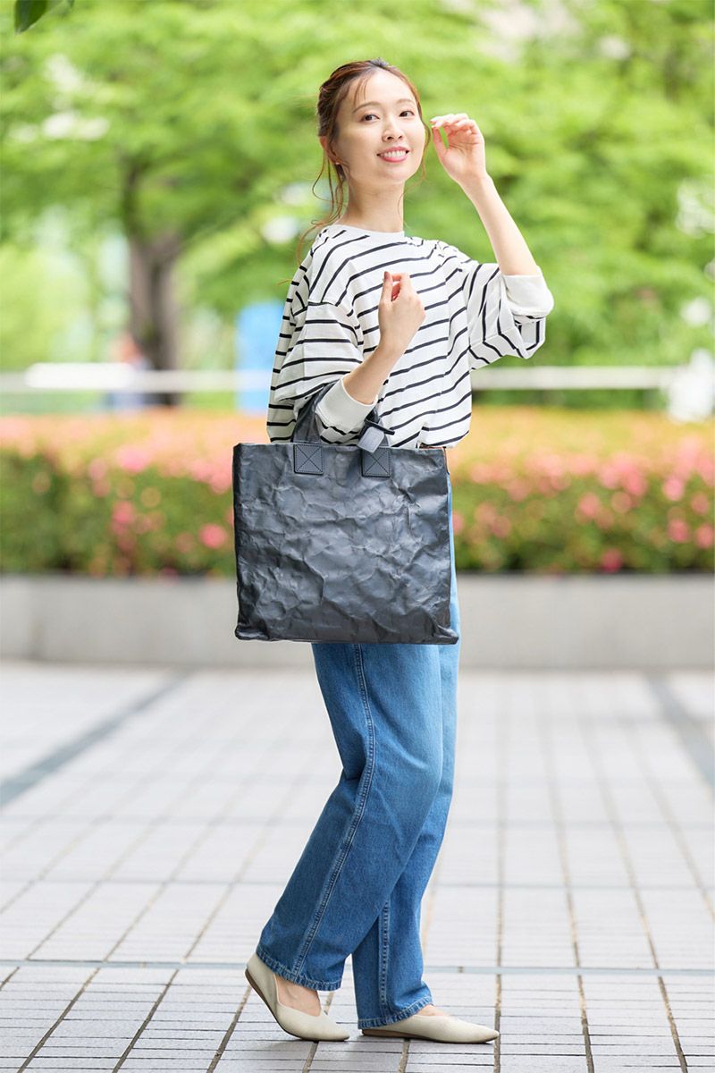 BEAU DESSIN S.A. ボーデッサン レザーアルミ ボンディング トートバッグ LA1999