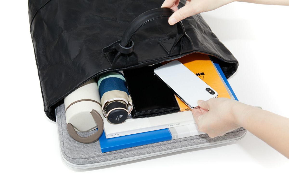 BEAU DESSIN S.A. ボーデッサン レザーアルミ ボンディング トートバッグ LA2071