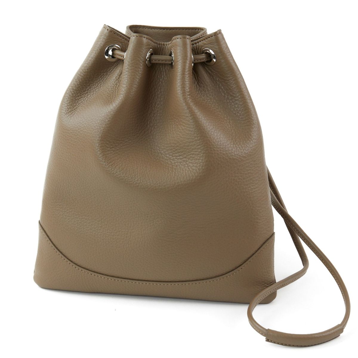 PELLE MORBIDA ペッレモルビダ Maiden Voyage メイデン ボヤージュ シュリンクレザー 巾着バッグ PMO-MB080