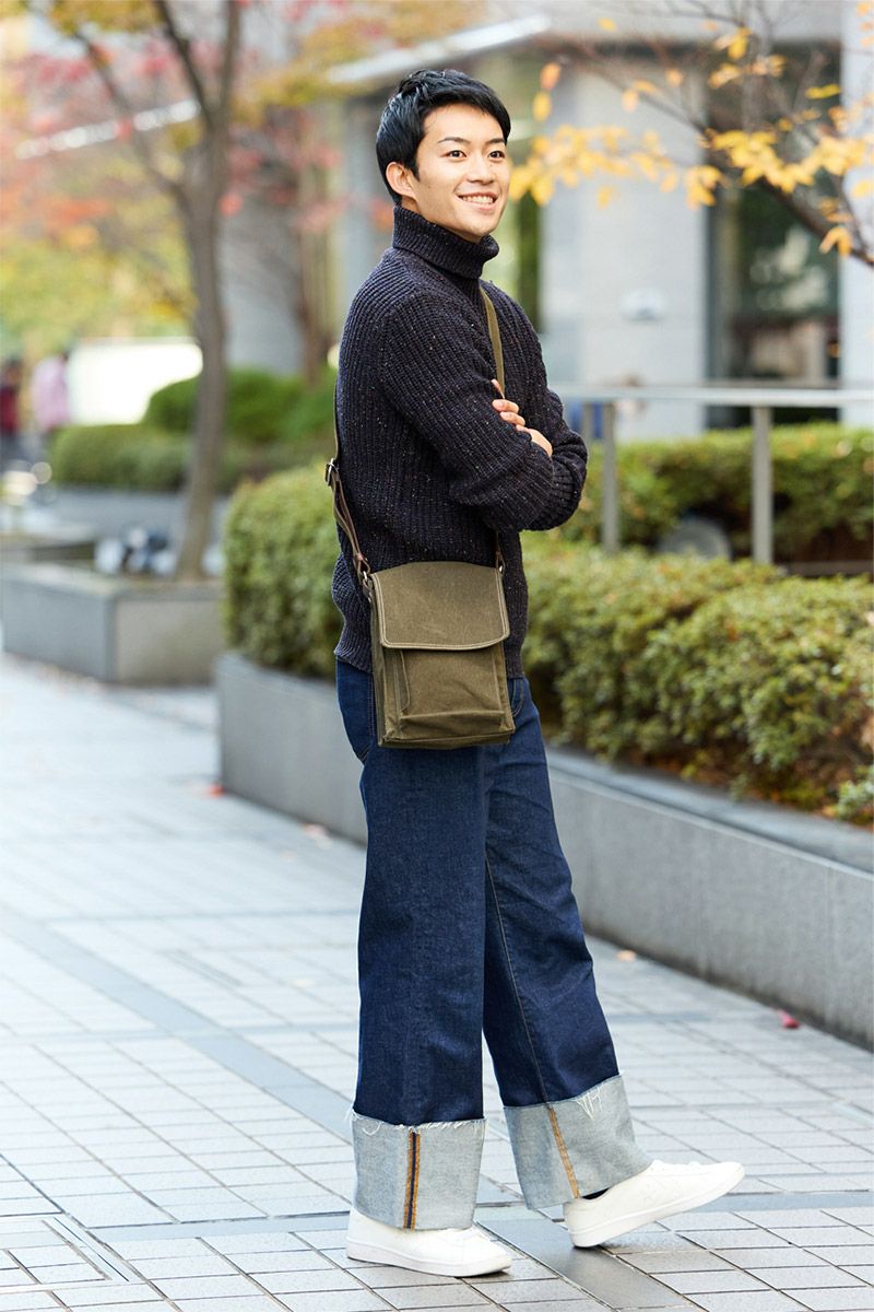 BAGGY PORT バギーポート シェルターダック 縦型 ショルダーバッグ INS-601