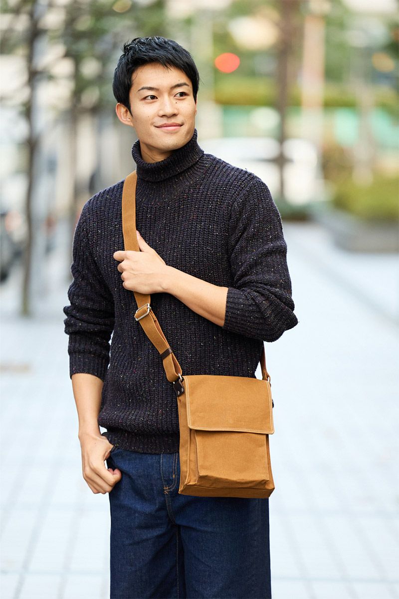 BAGGY PORT バギーポート シェルターダック 縦型 ショルダーバッグ INS-601