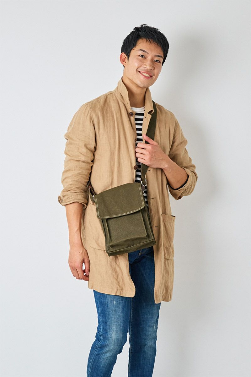 BAGGY PORT バギーポート シェルターダック 縦型 ショルダーバッグ INS-601