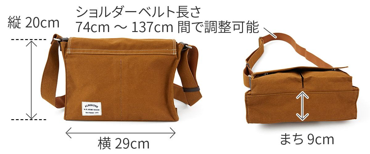 BAGGY PORT バギーポート シェルターダック ショルダーバッグ INS-602