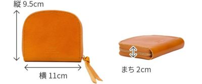 TIDEWAY タイドウェイ LIGHT LEATHER ライトレザー ROUND WALLET M T2839