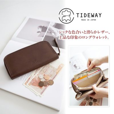 TIDEWAY タイドウェイ LIGHT LEATHER ライトレザー ROUND WALLET L T2861