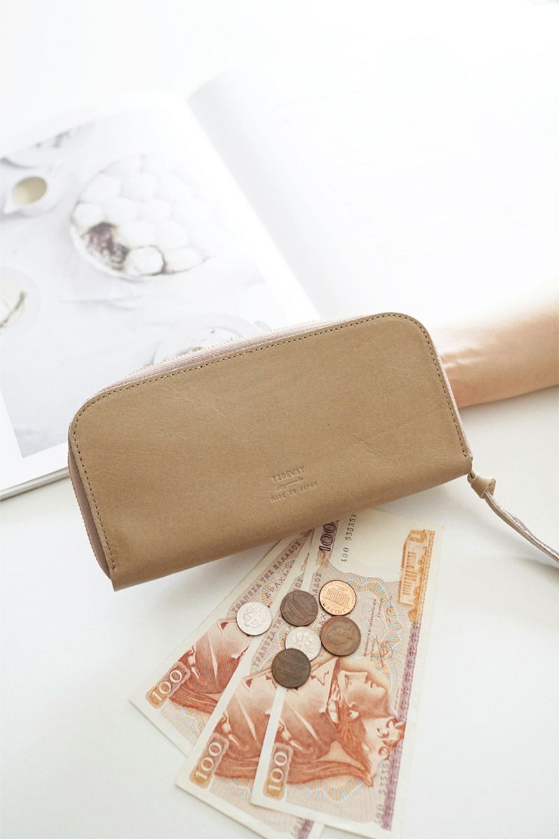 TIDEWAY タイドウェイ LIGHT LEATHER ライトレザー ROUND WALLET L T2861