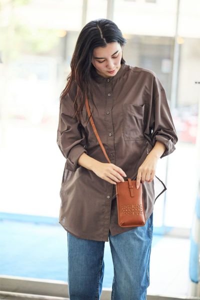 genten ゲンテン ボールドカットワーク ミニショルダーバッグ 43739