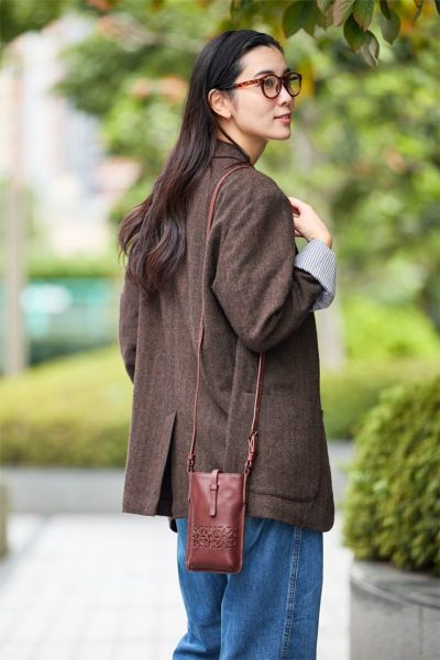genten ゲンテン ボールドカットワーク ミニショルダーバッグ 43739