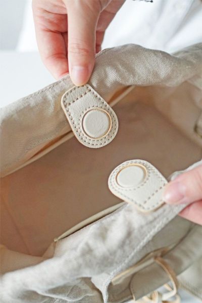 genten ゲンテン French linen フレンチリネン トートバッグ 小 43916