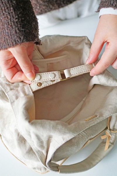 genten ゲンテン French linen フレンチリネン トートバッグ 小 43916