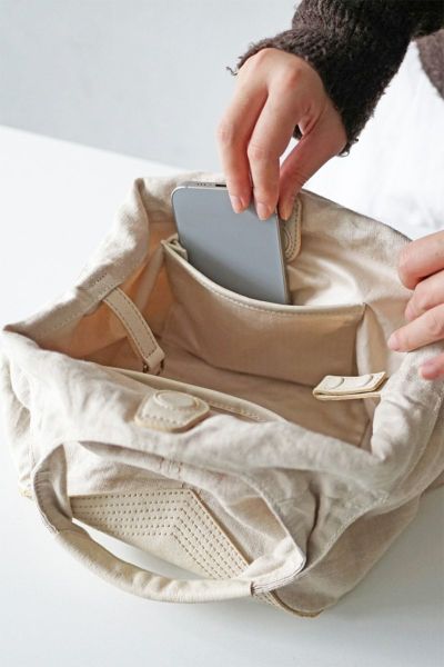 genten ゲンテン French linen フレンチリネン トートバッグ 小 43916