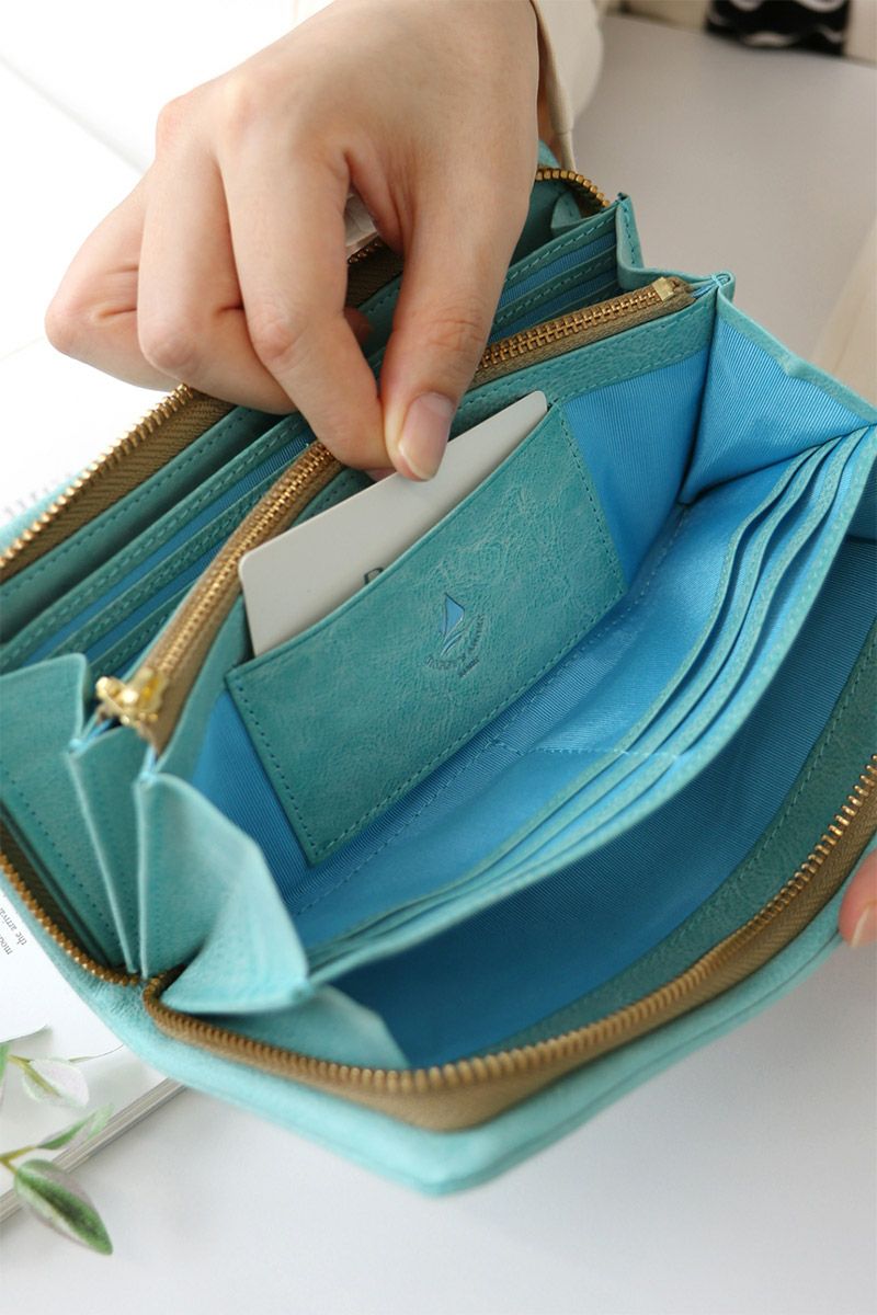 BAGGY'S ANNEX バギーズアネックス FOG leather (フォグレザー) 小銭入れ付き長財布（ラウンドファスナー式 ）LZYS-7000