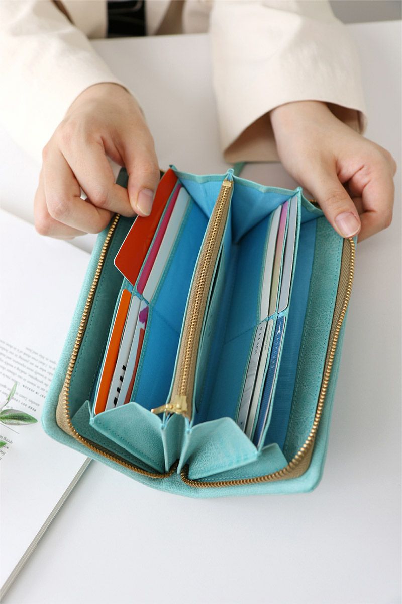 BAGGY'S ANNEX バギーズアネックス FOG leather (フォグレザー) 小銭入れ付き長財布（ラウンドファスナー式 ）LZYS-7000