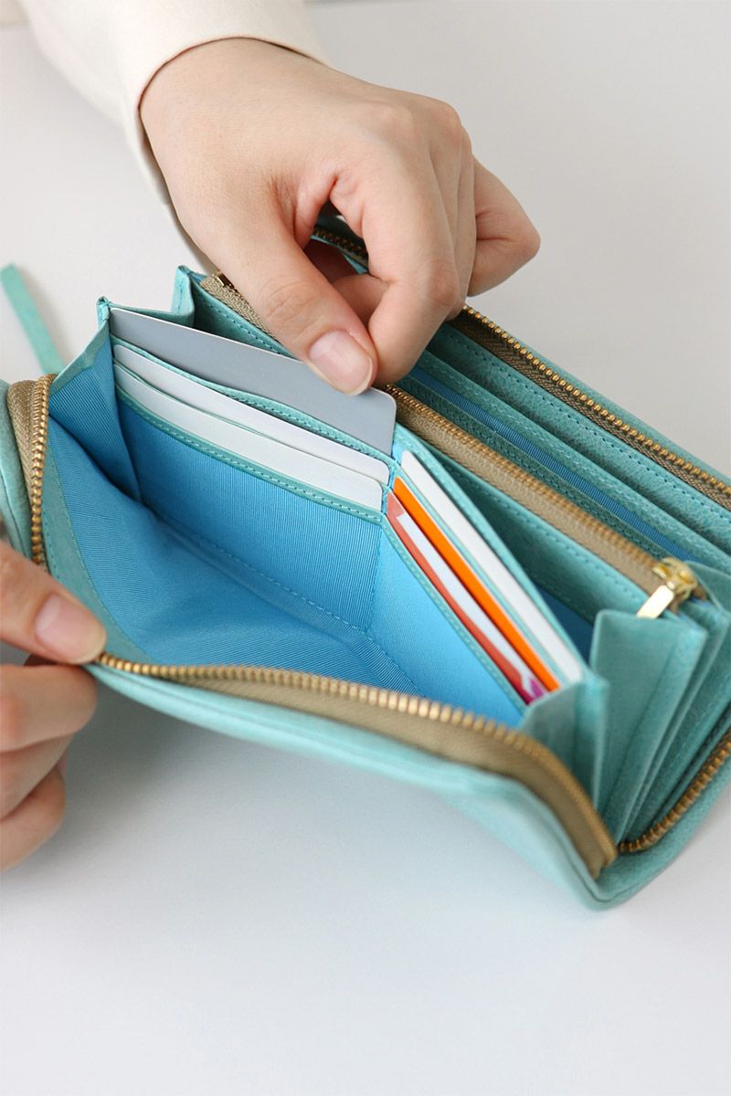 BAGGY'S ANNEX バギーズアネックス FOG leather (フォグレザー) 小銭入れ付き長財布（ラウンドファスナー式 ）LZYS-7000