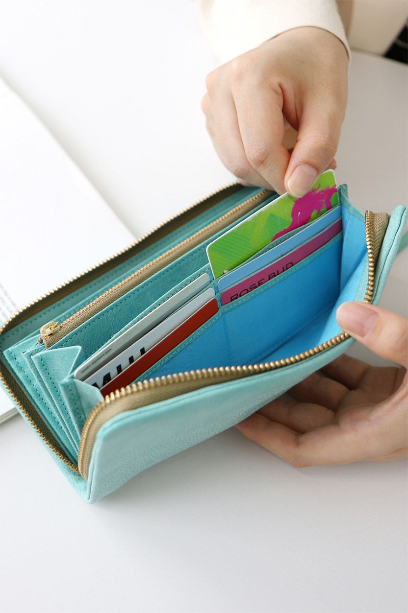 BAGGY'S ANNEX バギーズアネックス FOG leather (フォグレザー) 小銭入れ付き長財布（ラウンドファスナー式 ）LZYS-7000