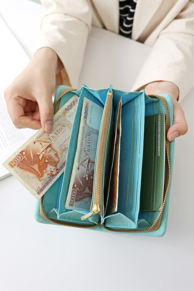 BAGGY'S ANNEX バギーズアネックス FOG leather (フォグレザー) 小銭入れ付き長財布（ラウンドファスナー式 ）LZYS-7000