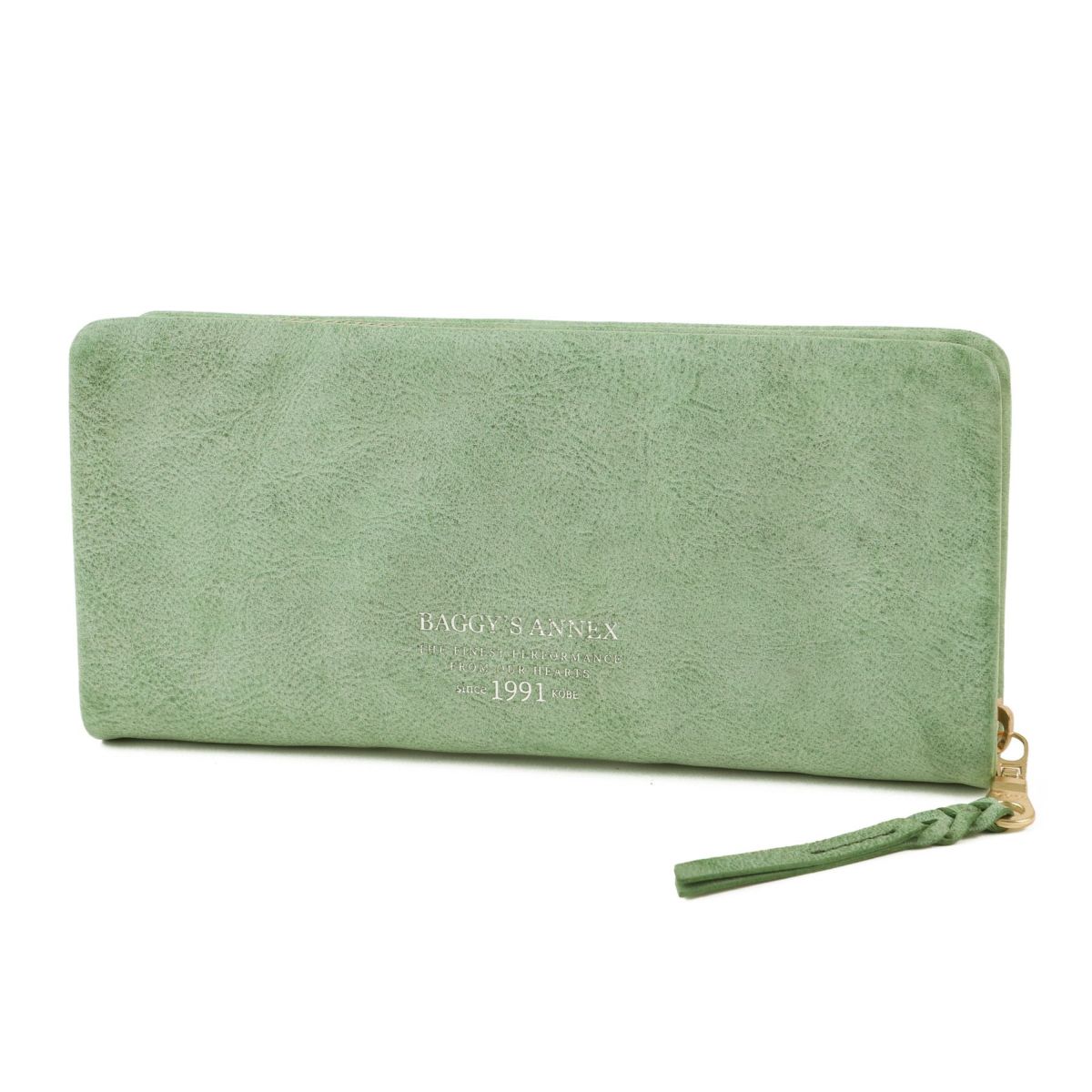 BAGGY'S ANNEX バギーズアネックス FOG leather (フォグレザー) 小銭入れ付き長財布（ラウンドファスナー式 ）LZYS-7000