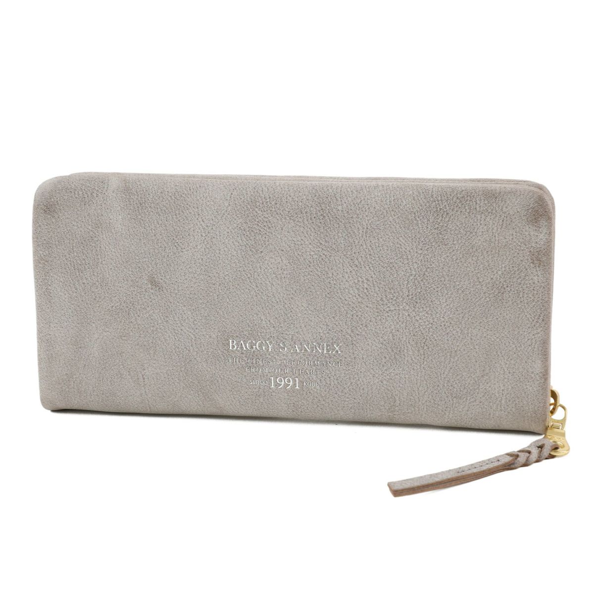 BAGGY'S ANNEX バギーズアネックス FOG leather (フォグレザー) 小銭入れ付き長財布（ラウンドファスナー式 ）LZYS-7000