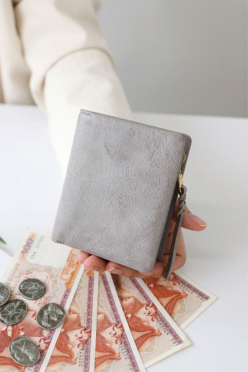 BAGGY'S ANNEX バギーズアネックス FOG leather (フォグレザー) 小銭入れ付き二つ折り財布 LZYS-7002