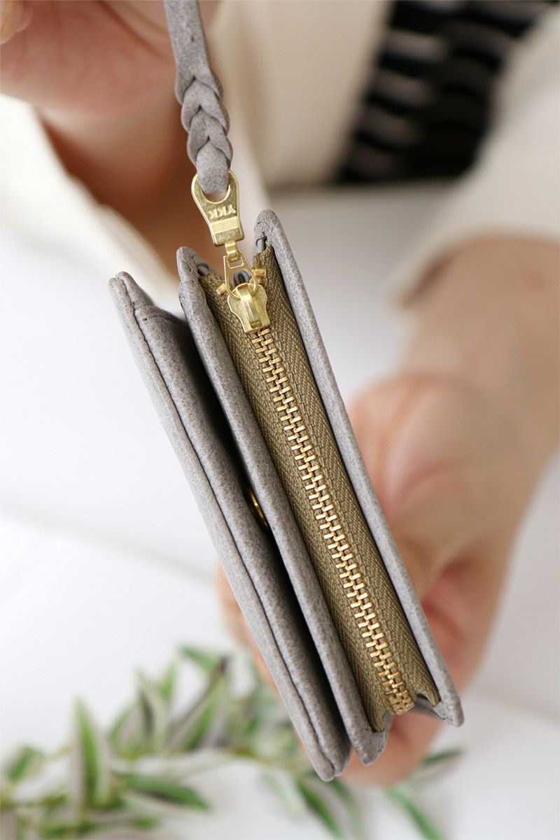 BAGGY'S ANNEX バギーズアネックス FOG leather (フォグレザー) 小銭入れ付き二つ折り財布 LZYS-7002