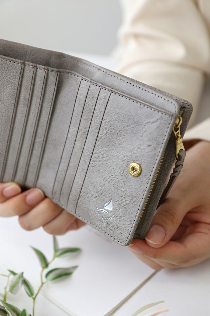 BAGGY'S ANNEX バギーズアネックス FOG leather (フォグレザー) 小銭入れ付き二つ折り財布 LZYS-7002