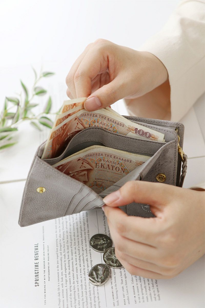 BAGGY'S ANNEX バギーズアネックス FOG leather (フォグレザー) 小銭入れ付き二つ折り財布 LZYS-7002