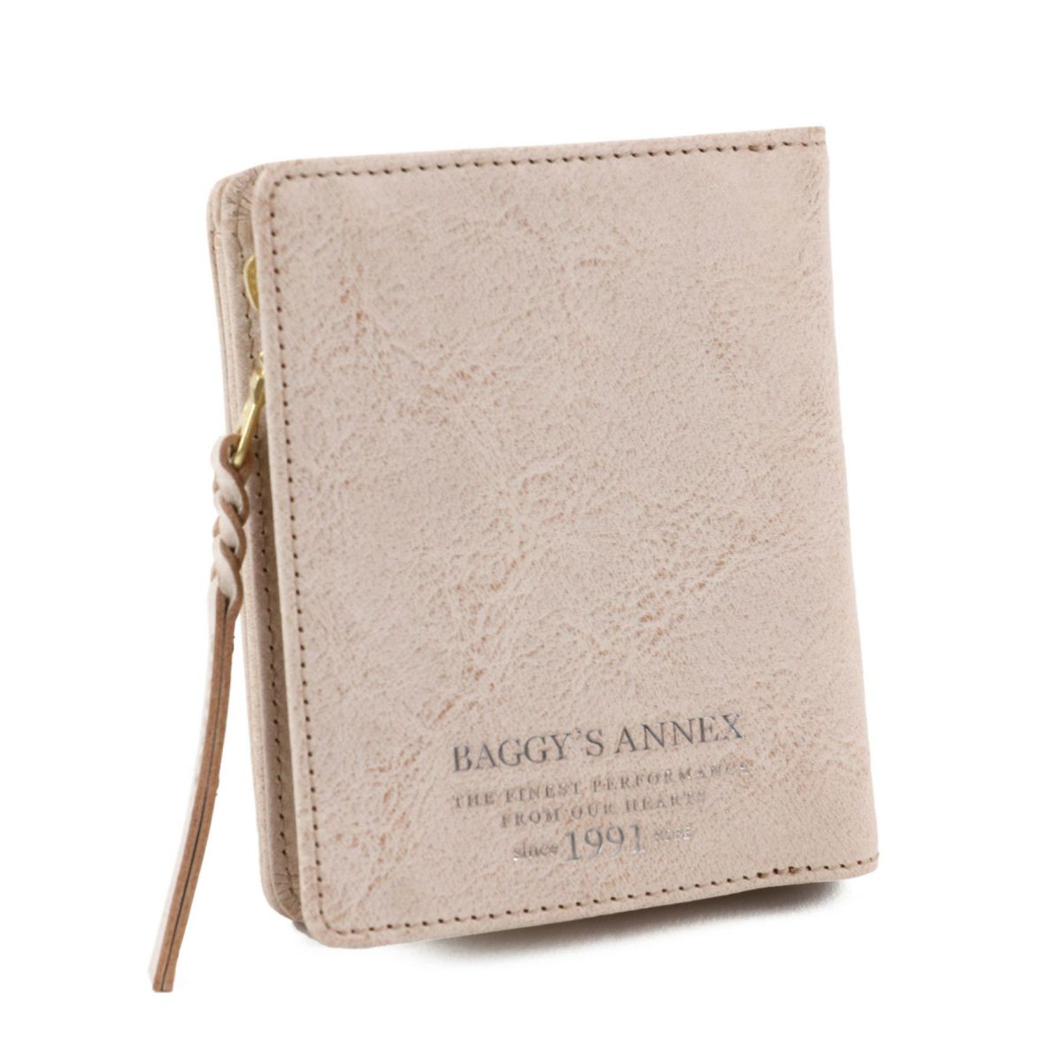 BAGGY'S ANNEX バギーズアネックス FOG leather (フォグレザー) 小銭入れ付き二つ折り財布 LZYS-7002