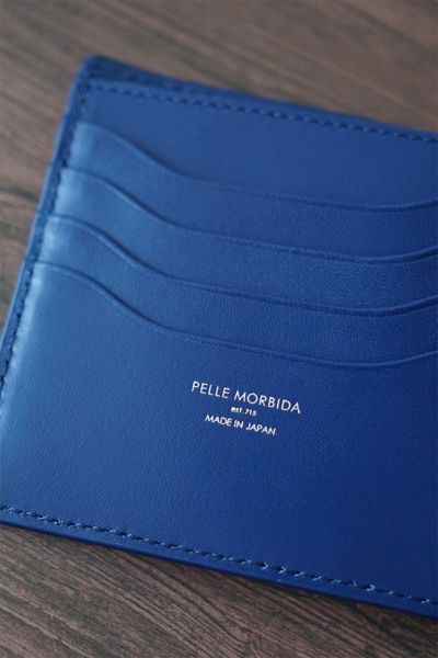 PELLE MORBIDA ペッレモルビダ Barca バルカ スティングレイレザー 小銭入れ付き 二つ折り財布 PMO-SR002