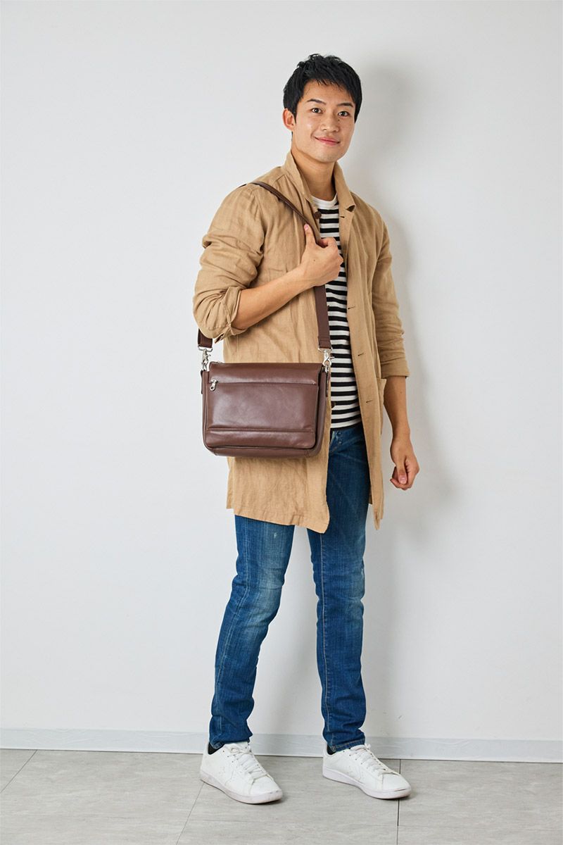 BAGGY PORT バギーポート ソフトスムースレザー ショルダーバッグ ZKM-3000