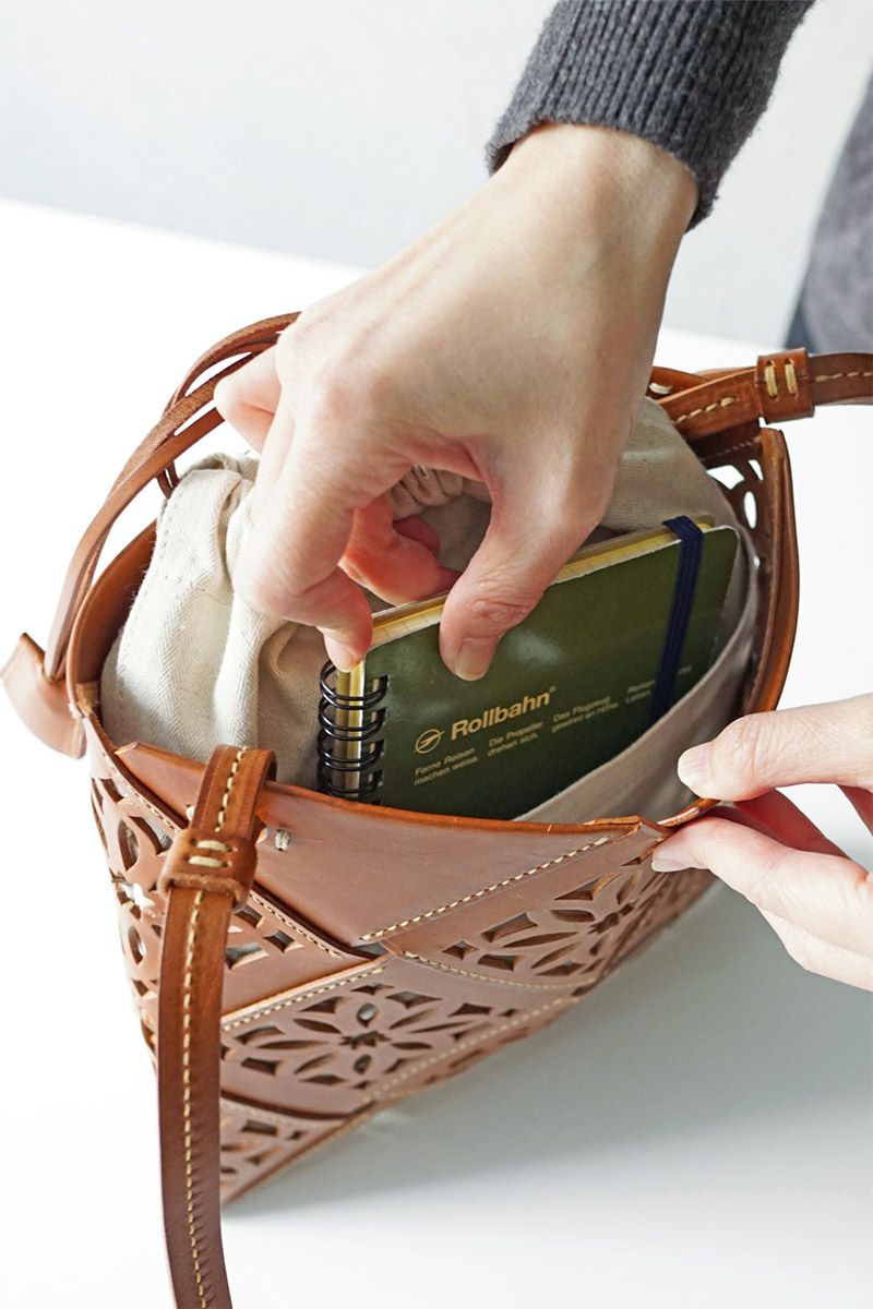 genten ゲンテン Suscut basket サスカットバスケット ショルダーバッグ 43977