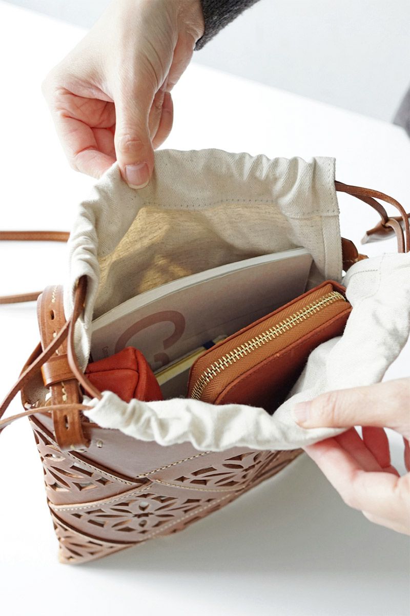 genten ゲンテン Suscut basket サスカットバスケット ショルダーバッグ 43977