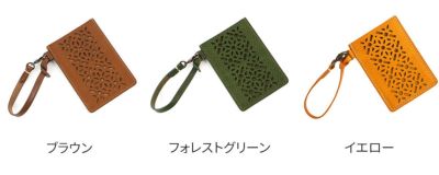 genten ゲンテン Dia cut work ダイヤカットワーク パスケース 43988