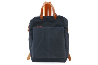 BAGGY PORT バギーポート ウォッシュ加工６号帆布×オイルレザー 2WAYリュックサック KBS-441