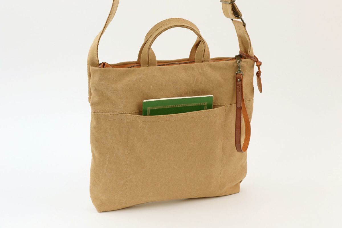 genten ゲンテン Mil Canvas ミルキャンバス 2WAYショルダーバッグ 44540