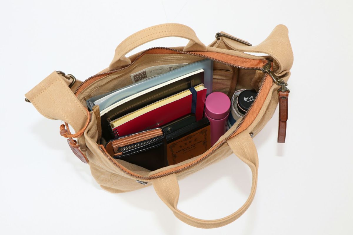 genten ゲンテン Mil Canvas ミルキャンバス 2WAYショルダーバッグ 44540