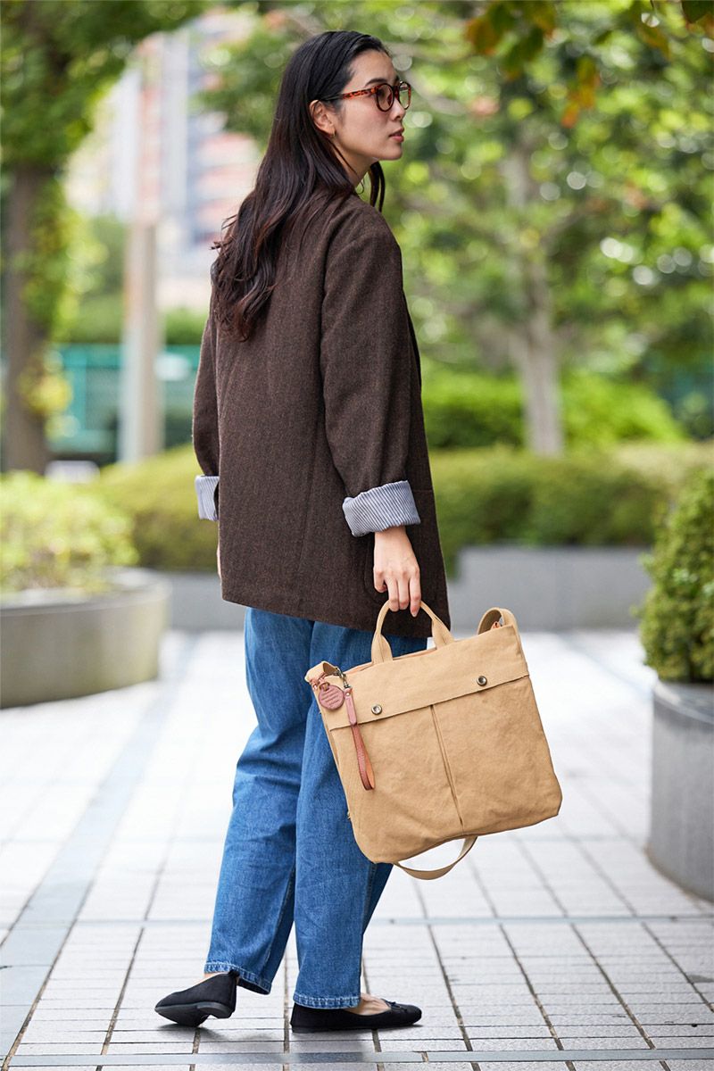 genten ゲンテン Mil Canvas ミルキャンバス 2WAYショルダーバッグ 44540