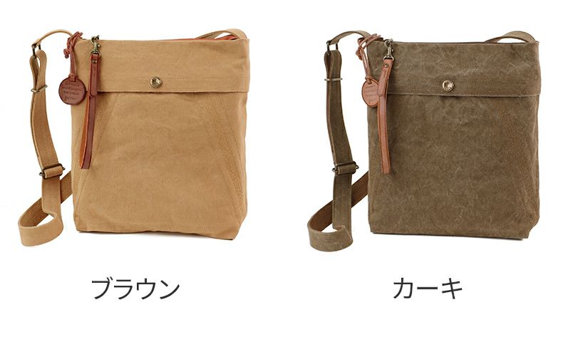 genten ゲンテン Mil Canvas ミルキャンバス ショルダーバッグ 44541