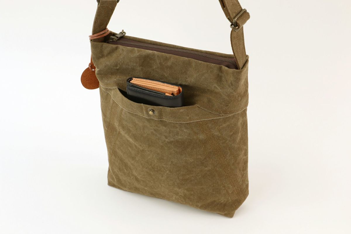 genten ゲンテン Mil Canvas ミルキャンバス ショルダーバッグ 44541