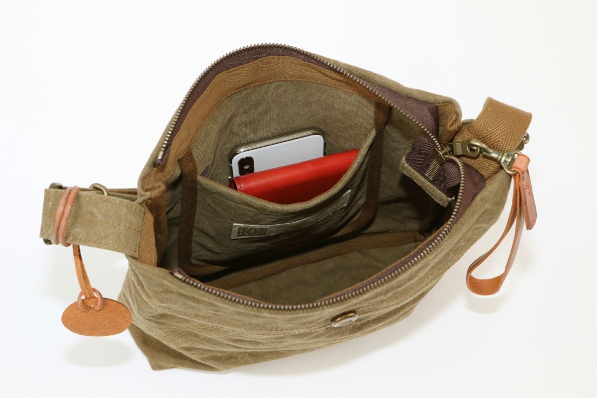 genten ゲンテン Mil Canvas ミルキャンバス ショルダーバッグ 44541