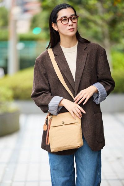 genten ゲンテン Mil Canvas ミルキャンバス ミニショルダーバッグ 44542