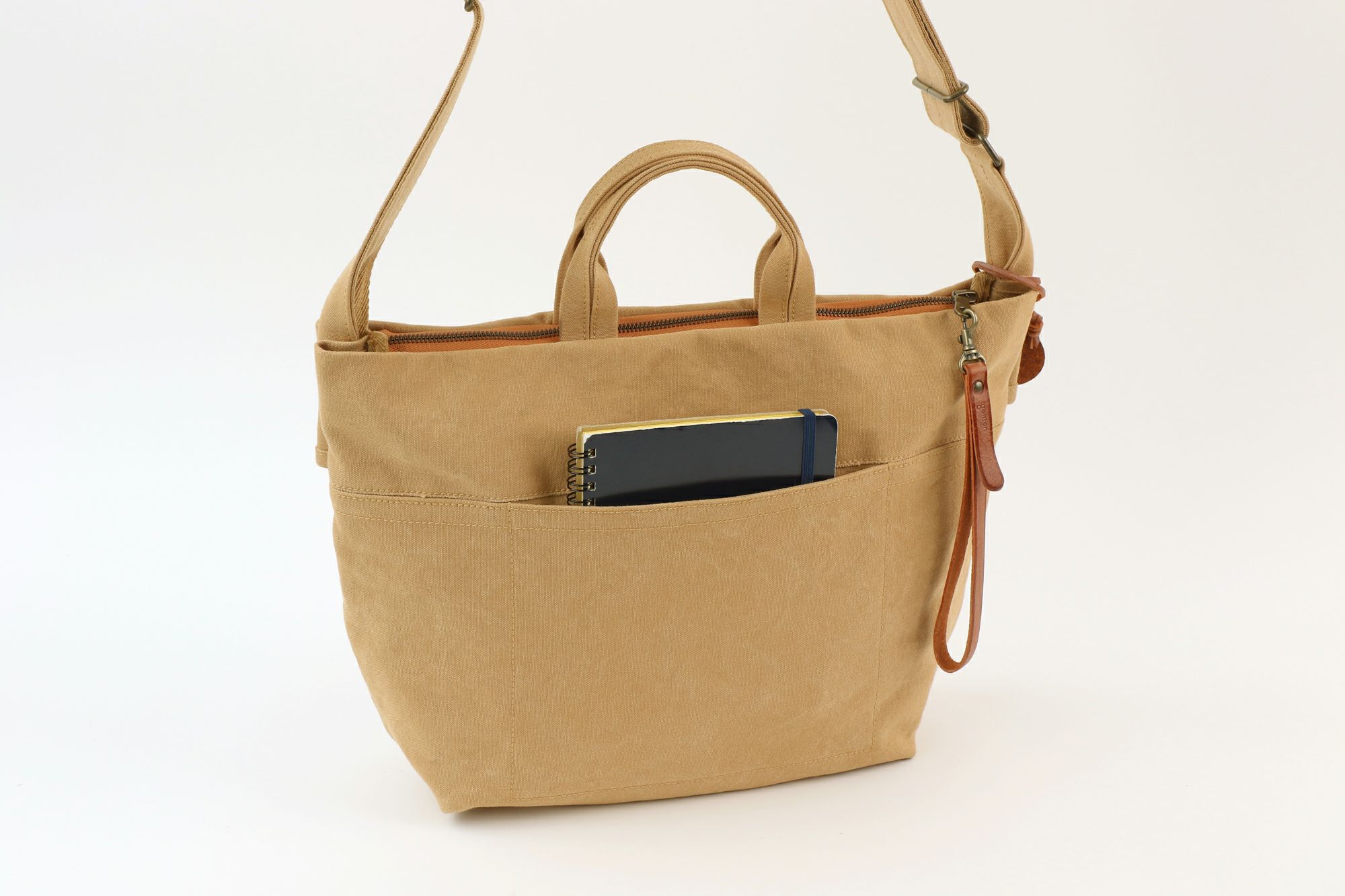 genten ゲンテン Mil Canvas ミルキャンバス 2WAYショルダーバッグ 44543